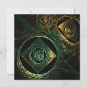 Abstracte kunst met magische trillingen