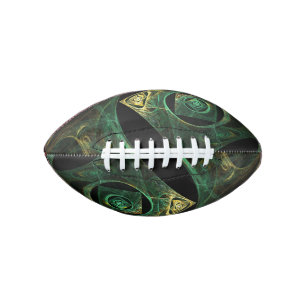 Abstracte kunst met magische trillingen american football