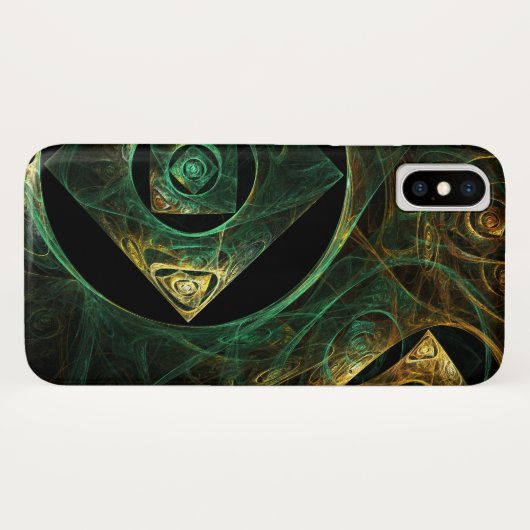 Abstracte kunst met magische trillingen Case-Mate iPhone case (Achterkant (horizontaal))