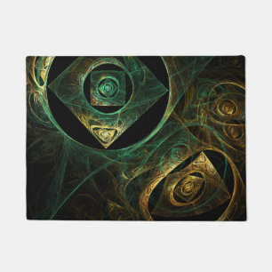 Abstracte kunst met magische trillingen deurmat