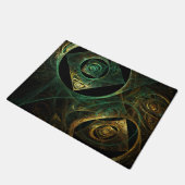 Abstracte kunst met magische trillingen deurmat (Schuin)