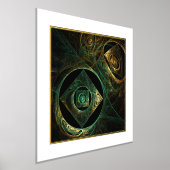 Abstracte kunst met magische trillingen folie afdrukken (Laagn)