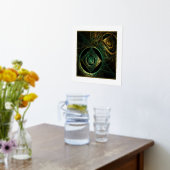 Abstracte kunst met magische trillingen folie afdrukken (Laag (Keuken))