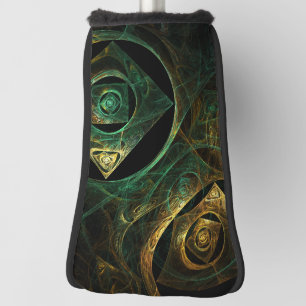 Abstracte kunst met magische trillingen golfheadcover