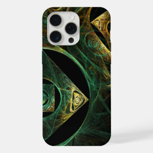 Abstracte kunst met magische trillingen iPhone 15 pro max case