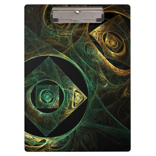 Abstracte kunst met magische trillingen klembord (Voorkant)
