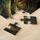 Abstracte kunst met magische trillingen legpuzzel (Zijkant)