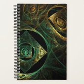 Abstracte kunst met magische trillingen planner (Voorkant)