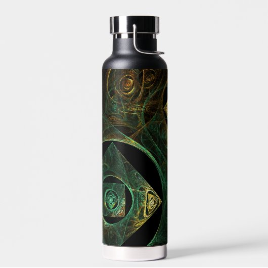 Abstracte kunst met magische trillingen waterfles (Links)