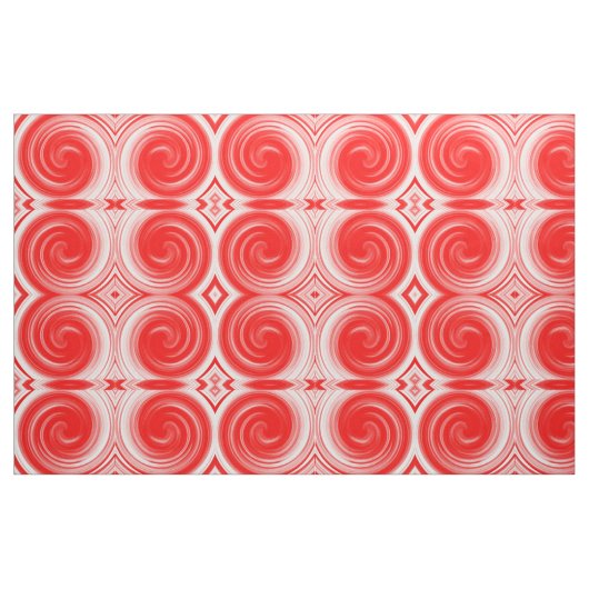 Abstracte kunst met moderne rode wervelkolom stof (Fat Quarter)