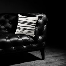 Abstracte kunst met moderne zwarte en witte lijnen