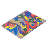 abstracte kunst met "Picasso Cat" Notitieboek (Linkerzijde)