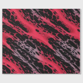 Abstracte kunst met rode en violette verf cadeaupapier (Vlak)