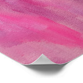 Abstracte kunst met roze droam poster (Hoek)
