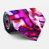 Abstracte kunst met roze kleuren stropdas (Opgerold)