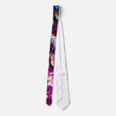 Abstracte kunst met roze kleuren stropdas (Achterkant)