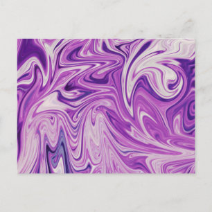 Abstracte kunst met smeltlava briefkaart