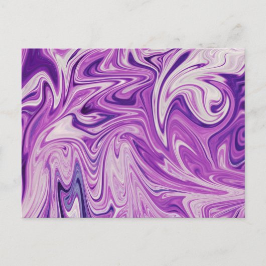 Abstracte kunst met smeltlava briefkaart (Voorkant)