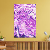 Abstracte kunst met smeltlava canvas afdruk (Insitu (Woonkamer))