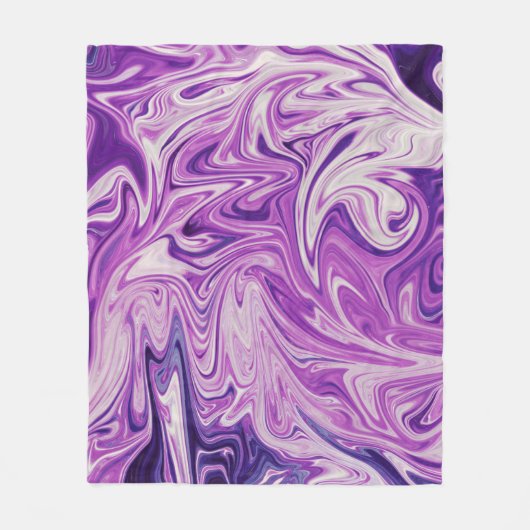 Abstracte kunst met smeltlava fleece deken (Voorkant)