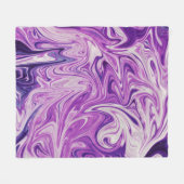 Abstracte kunst met smeltlava fleece deken (Voorkant (Horizontaal))