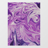 Abstracte kunst met smeltlava raamsticker (Vel)