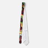 Abstracte kunst met Tie Dye Effect Stropdas (Achterkant)