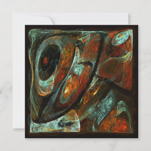 Abstracte kunst met tijdsverdeling (Voorkant)