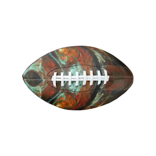 Abstracte kunst met tijdsverdeling american football (Voorkant)