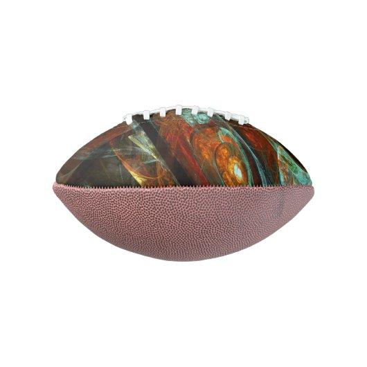 Abstracte kunst met tijdsverdeling american football (Gedraaid 90)