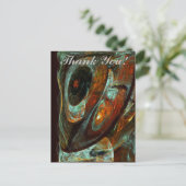 Abstracte kunst met tijdsverdeling briefkaart (Staand voorkant)