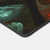 Abstracte kunst met tijdsverdeling bureaumat (Hoek)