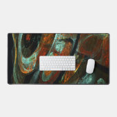 Abstracte kunst met tijdsverdeling bureaumat (Keyboard & Muis)