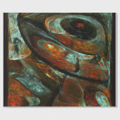 Abstracte kunst met tijdsverdeling cadeaupapier (Vlak)