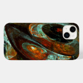 Abstracte kunst met tijdsverdeling Case-Mate iPhone case (Achterkant (horizontaal))