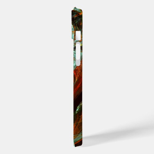 Abstracte kunst met tijdsverdeling Case-Mate iPhone case (Achterkant / Links)