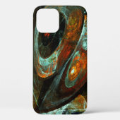 Abstracte kunst met tijdsverdeling Case-Mate iPhone case (Achterkant)