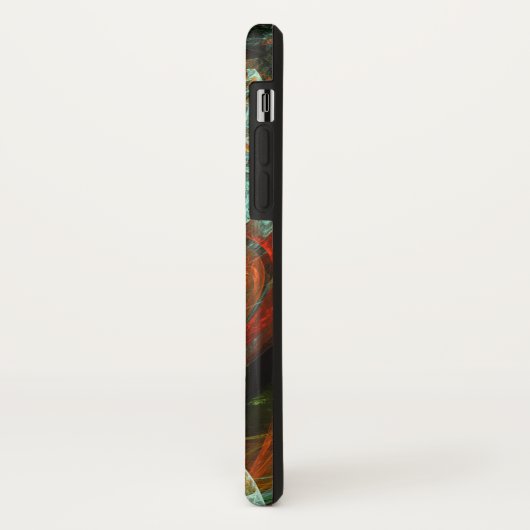 Abstracte kunst met tijdsverdeling Case-Mate iPhone case (Achterkant/links)