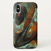 Abstracte kunst met tijdsverdeling Case-Mate iPhone case (Achterkant)