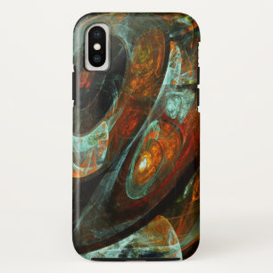 Abstracte kunst met tijdsverdeling Case-Mate iPhone case