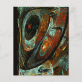 Abstracte kunst met tijdsverdeling flyer (Voorkant)