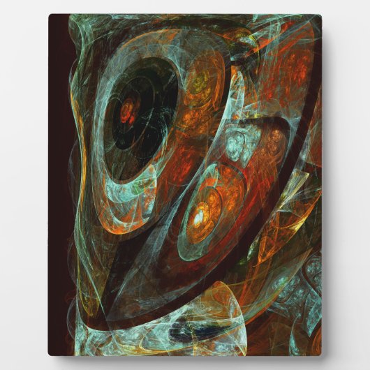 Abstracte kunst met tijdsverdeling fotoplaat (Voorkant)