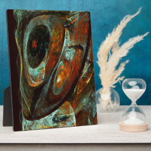 Abstracte kunst met tijdsverdeling fotoplaat