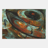 Abstracte kunst met tijdsverdeling inpakpapier vel (Voorkant 2)