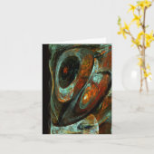 Abstracte kunst met tijdsverdeling kaart (Gele Bloem)