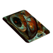 Abstracte kunst met tijdsverdeling magneet (Rechterzijde)