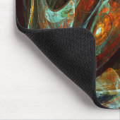 Abstracte kunst met tijdsverdeling muismat (Hoek)