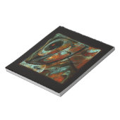 Abstracte kunst met tijdsverdeling notitieblok (Linkerzijde)
