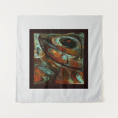 Abstracte kunst met tijdsverdeling wandkleed (Voorkant (horizontaal))
