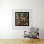 Abstracte kunst met tijdsverdeling wandkleed (In Situ (horizontaal))